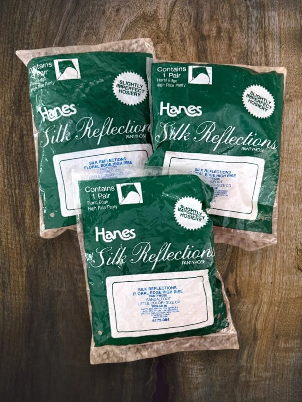 Vintage Hanes Pantyhose Hosiery Lot 15 NOS Packages Silk Reflections Shapers